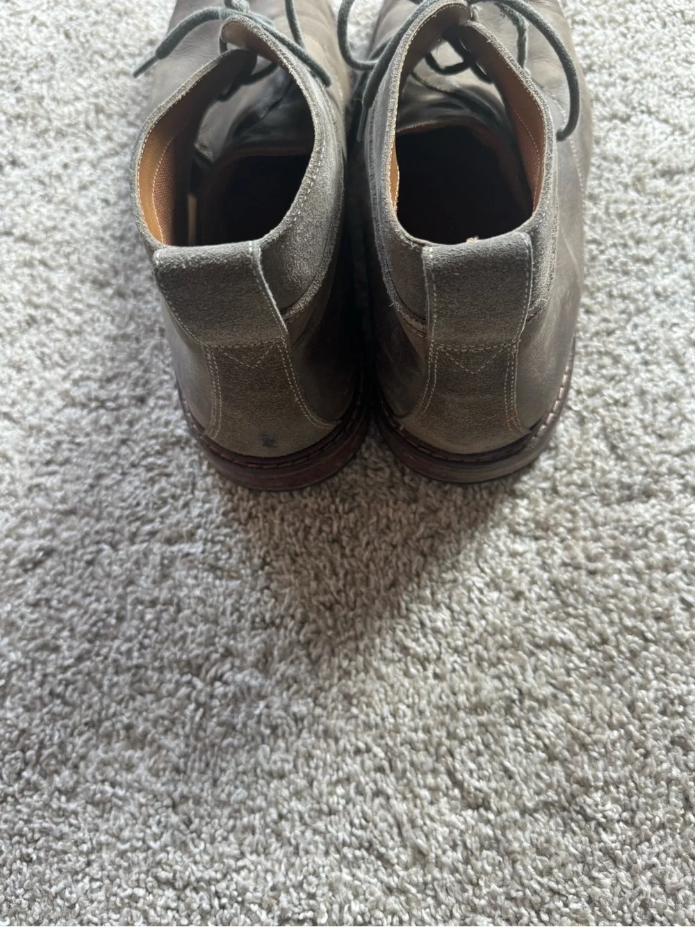 Cole Haan Men’s Chukka Boots Size 13 Brown Leather Lace-Up Ankle Boots